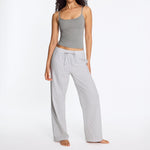 Supima® Cotton Cami Bra Heather Grey