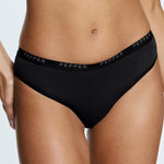 Supima® Cotton Bikini 3 Pack Heather Grey/White/Black