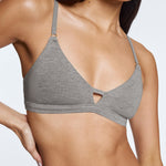Supima® Cotton Wirefree Bra Duo Black/Heather Grey