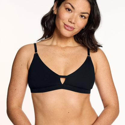 Supima® Cotton Wirefree Bra Duo Black