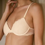 All Over Lace Lift Up Bra Sand