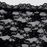 Effortless Lace Thong Black