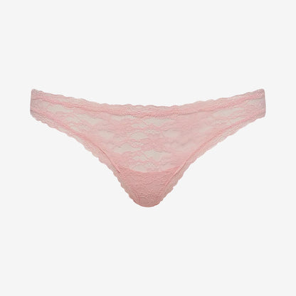Effortless Lace Thong Rosette