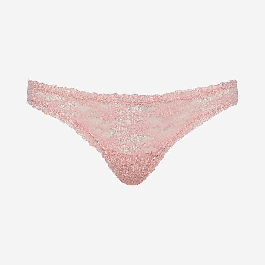 Effortless Lace Thong Rosette
