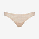 Effortless Lace Thong Sand