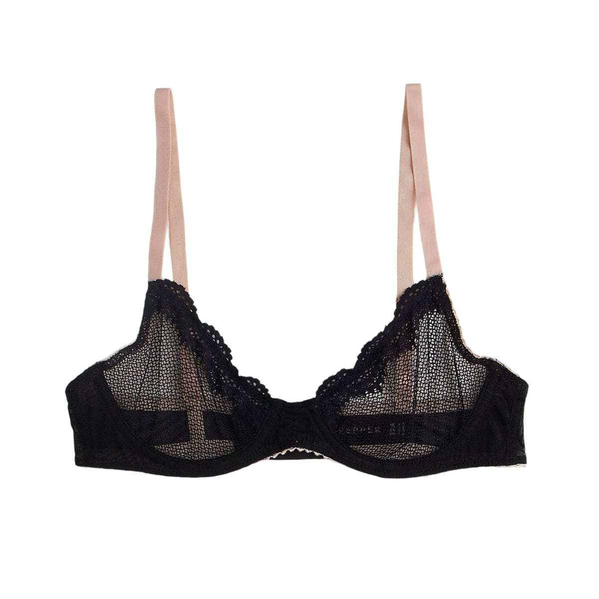 Signature Unlined Demi Bra Blush Trim
