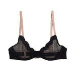 Signature Unlined Demi Bra Blush Trim