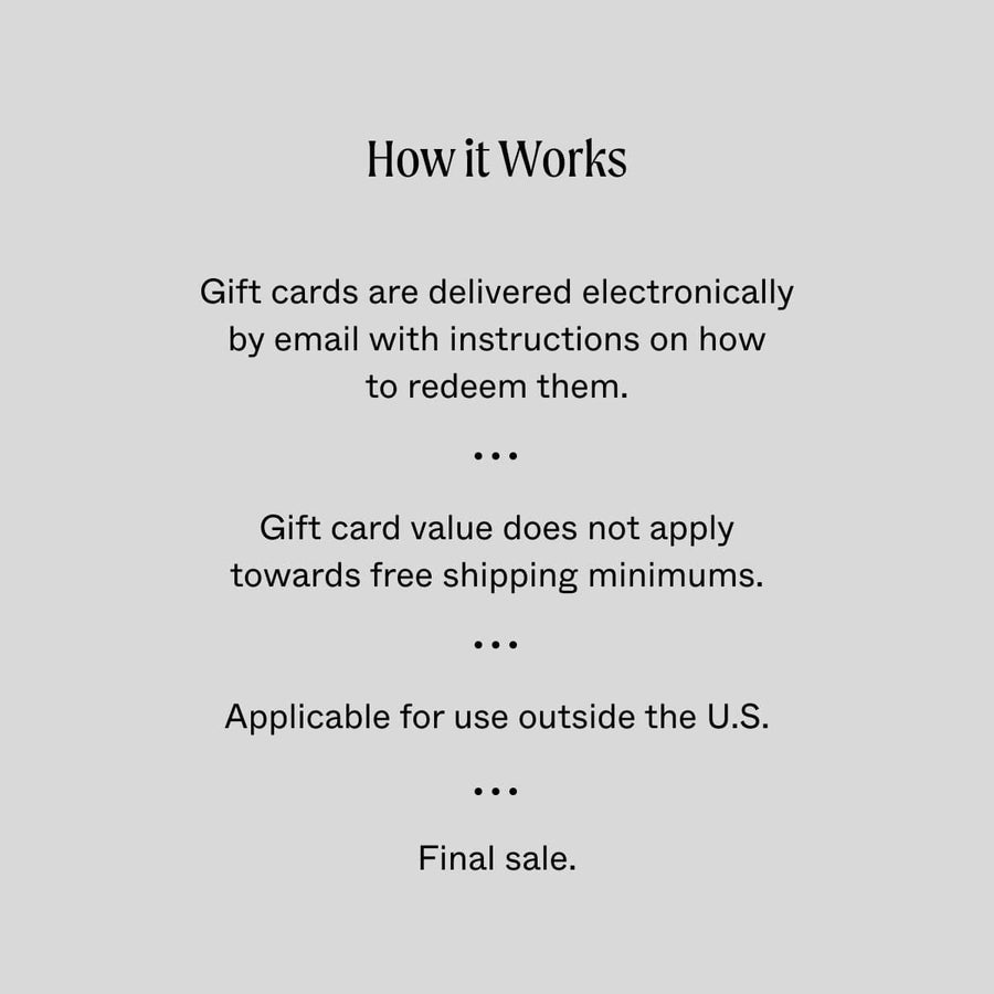 E-Gift Card