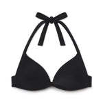 Plunge Bikini Top Black