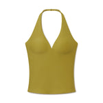 Plunge Halter Top Zest