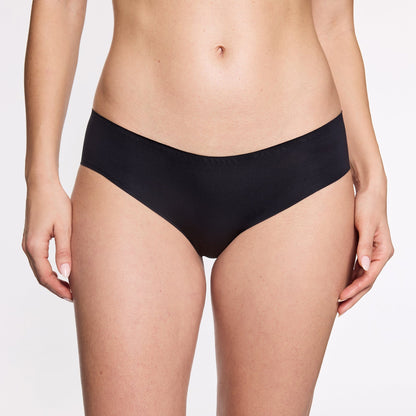 Simply Smooth No Show Hiphugger 5 Pack Black