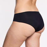 Simply Smooth No Show Hiphugger 5 Pack Black