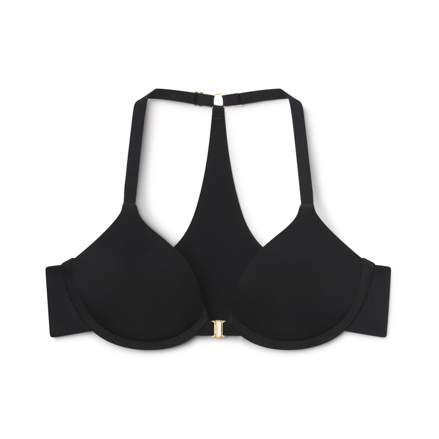 Racerback Lift Up Bra Black