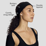Sculpting Headband Black
