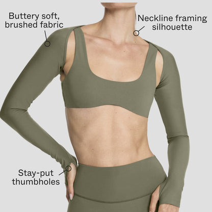 Sculpting Shrug Olive