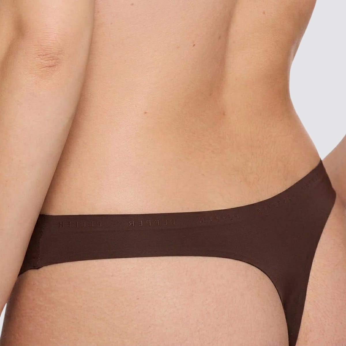 Simply Smooth No Show Thong Espresso