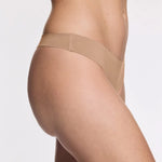 Simply Smooth No Show Thong Fawn