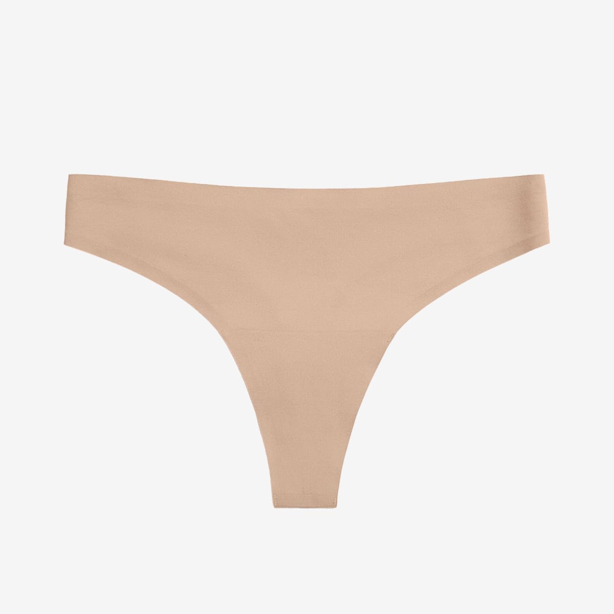 Simply Smooth No Show Thong Fawn