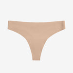 Simply Smooth No Show Thong Fawn