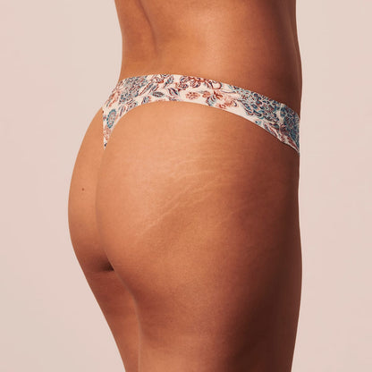 Simply Smooth No Show Thong 5 Pack Terra/Mesa/Black/Buff/Ecru