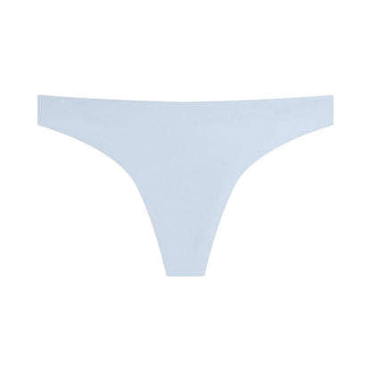 Simply Smooth No Show Thong Powder Blue