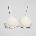 Smooth Lace Lift Up Bra Ecru Two-Tone