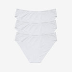 Supima® Cotton Bikini 3 Pack White