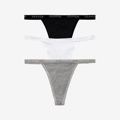 Supima® Cotton String Thong 3 Pack