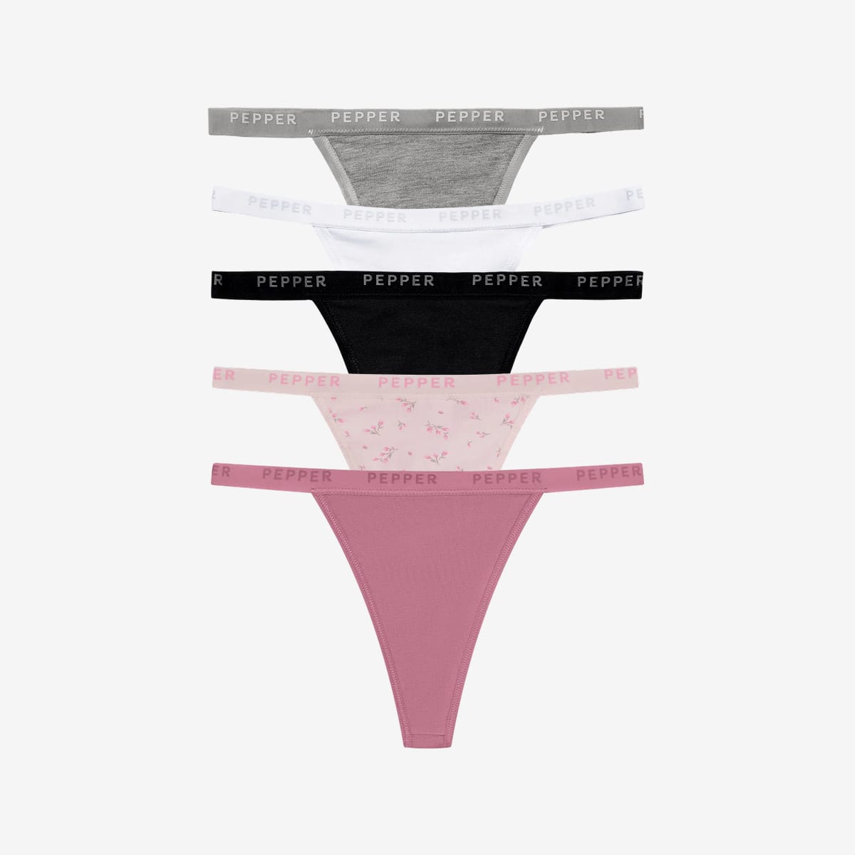 Preset Supima® Cotton String Thong 5 Pack