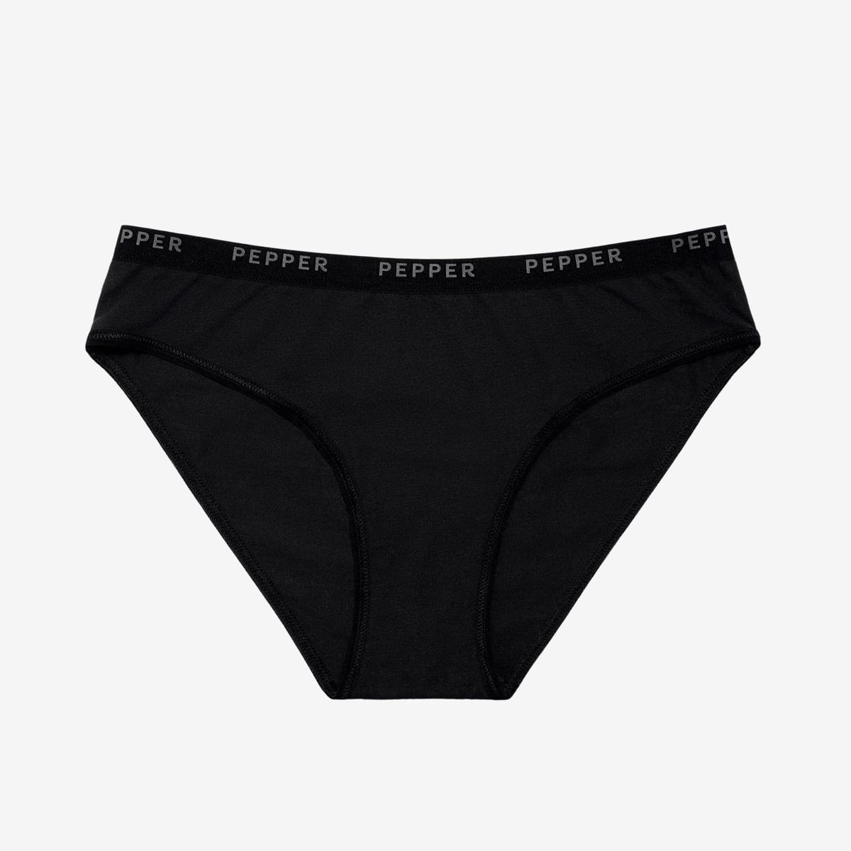 Supima® Cotton Bikini Black