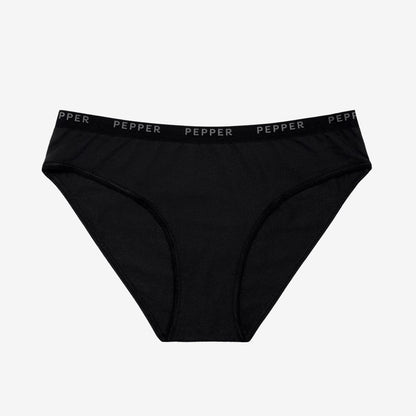 Supima® Cotton Bikini Black