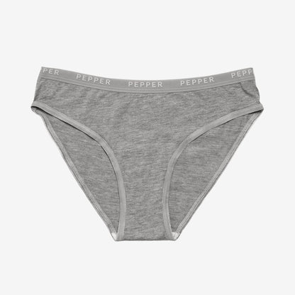 Supima® Cotton Bikini Heather Grey