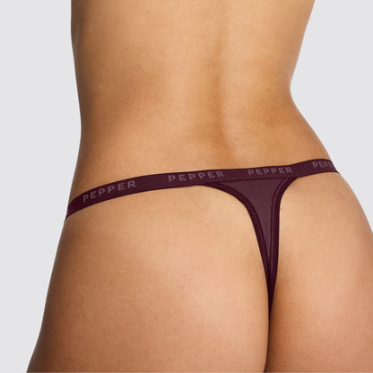 Supima® Cotton String Thong Fig