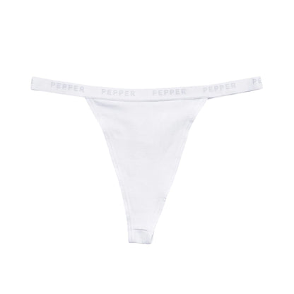 Supima® Cotton String Thong White