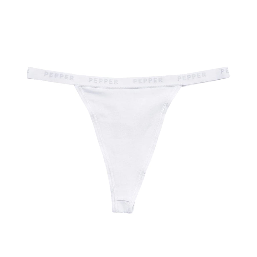 Supima® Cotton String Thong White