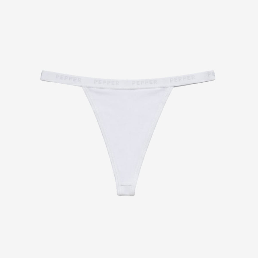Supima® Cotton String Thong 3 Pack White