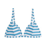Triangle Bikini Top Parasol (Azure/White)