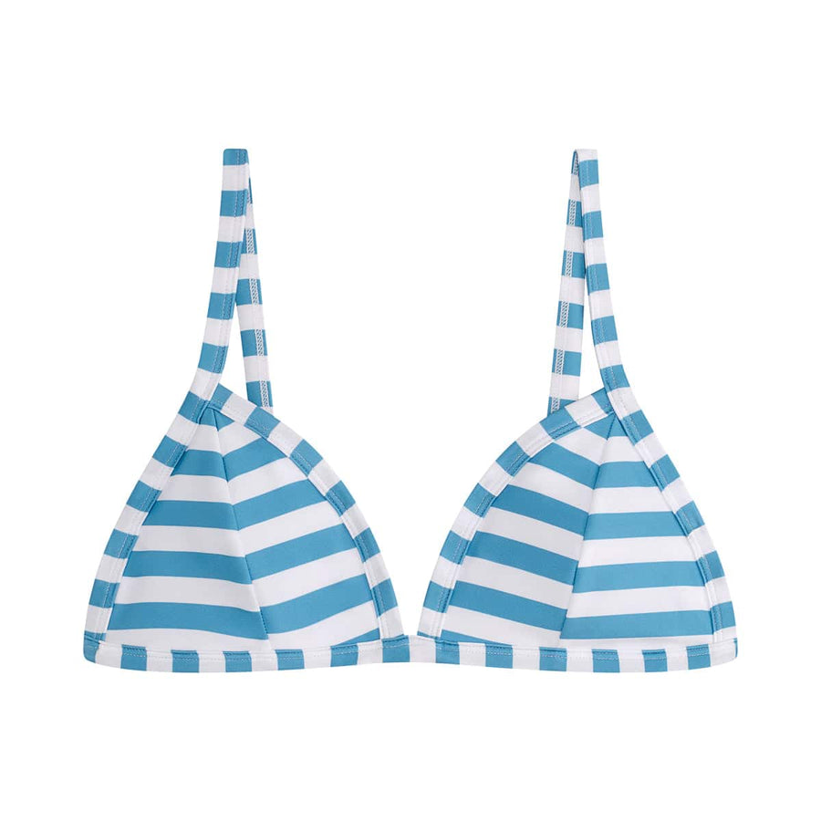 Triangle Bikini Top Parasol (Azure/White)