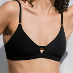Supima® Cotton Wirefree Bra Duo Black/Heather Grey